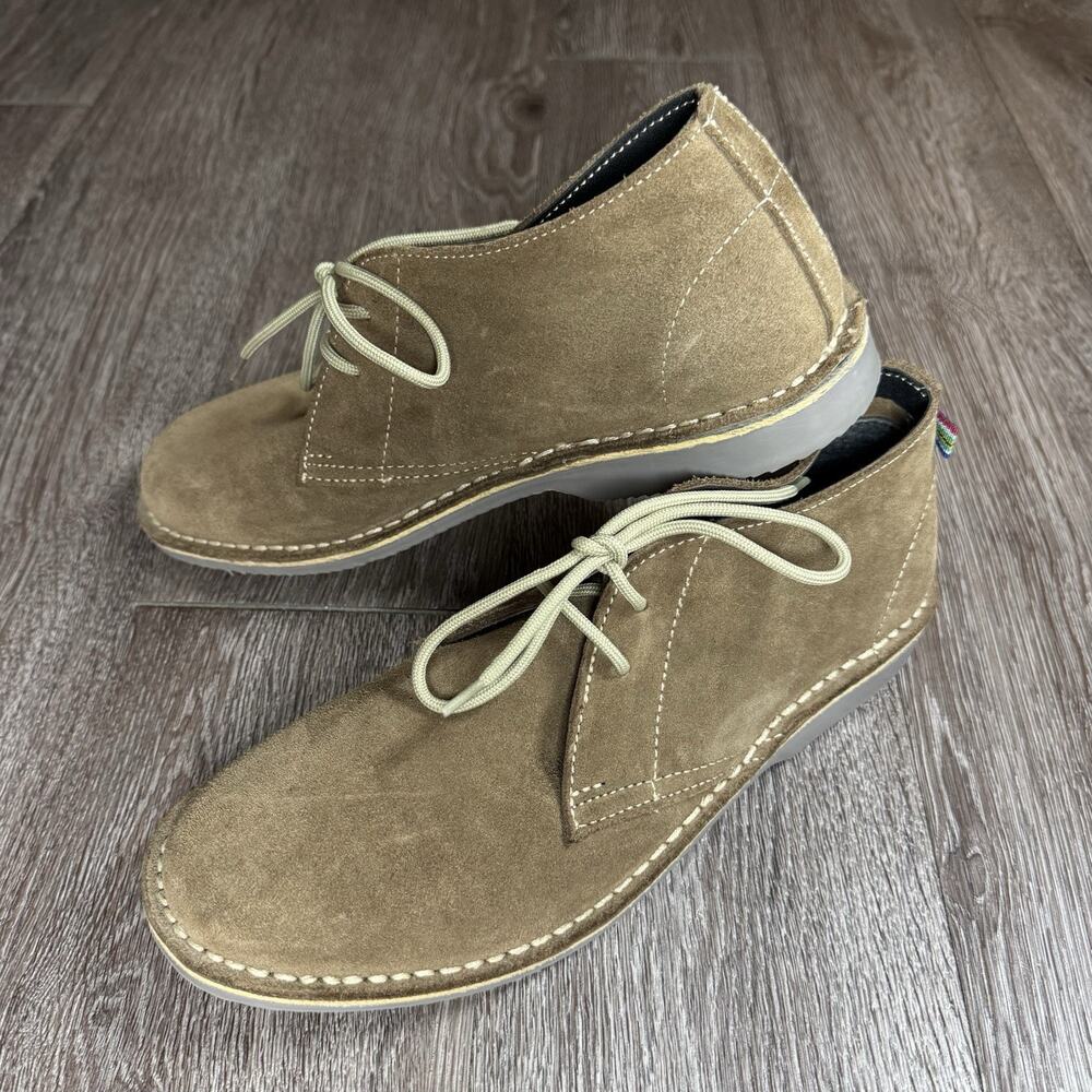 Veldskoen Suede Brown Lace Up Chukka Shoes Men's 10 US